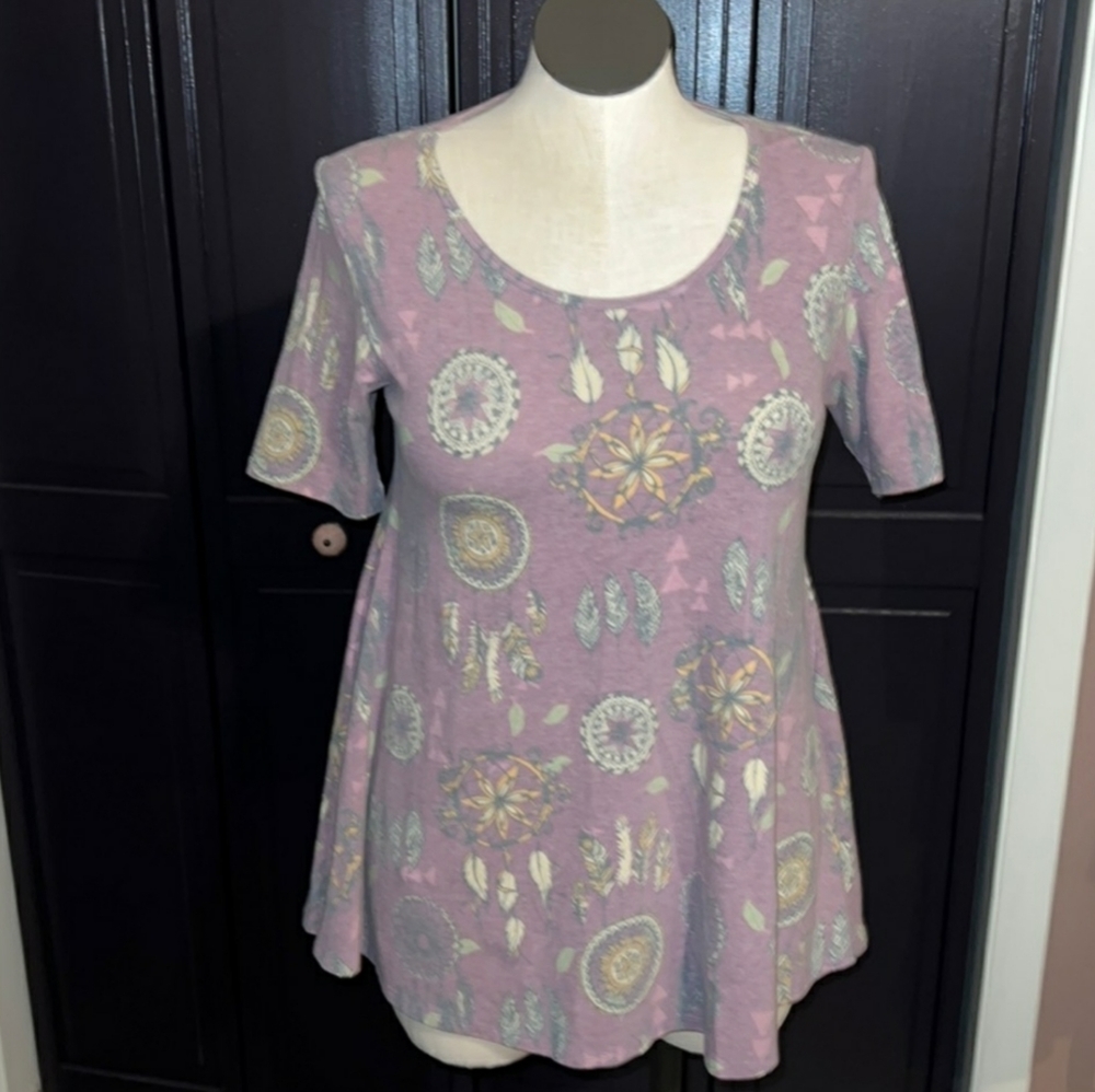 Lularoe Dreamcatcher flowy tunic top XL